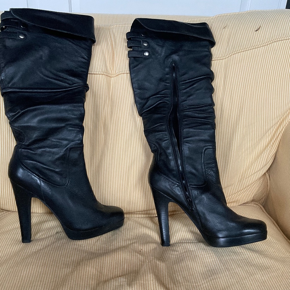 Women’s Knee leather boots